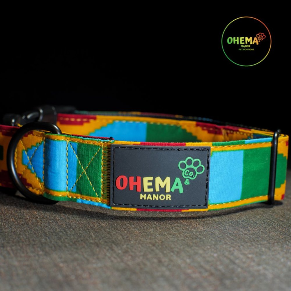 Kofi (African Print) Dog Collars